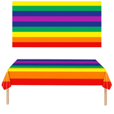Rainbow Pride Party Tablecloth